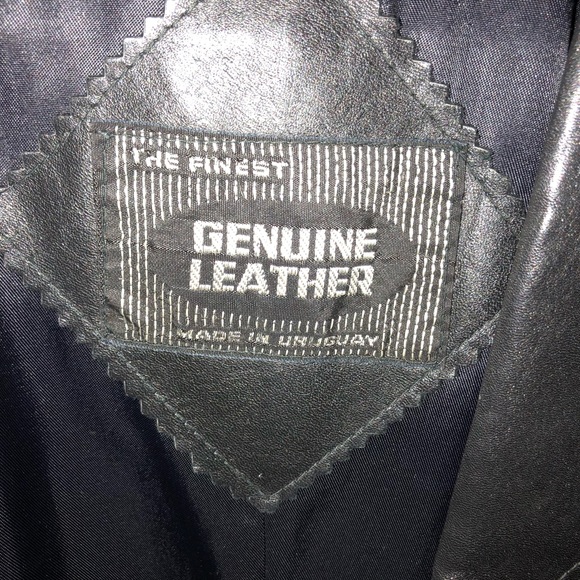 Woman’s full length leather coat - Picture 2 of 2